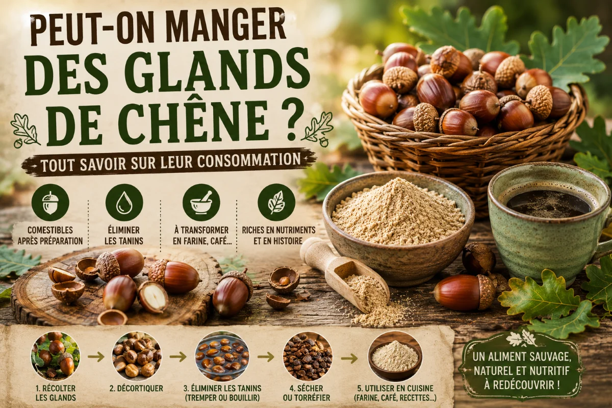 glands de chene